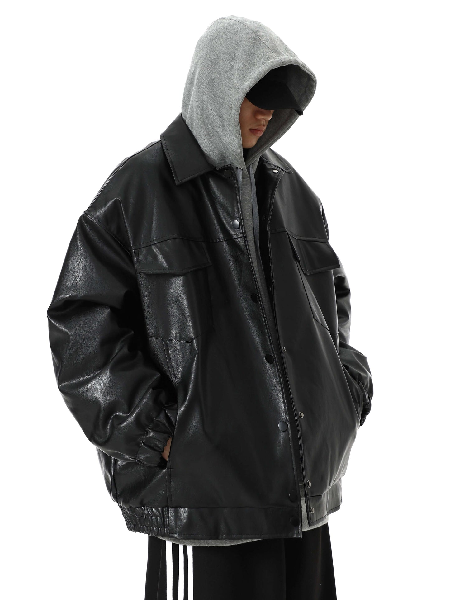 Men's Vintage Leather Coat - Retro Vintage Finds