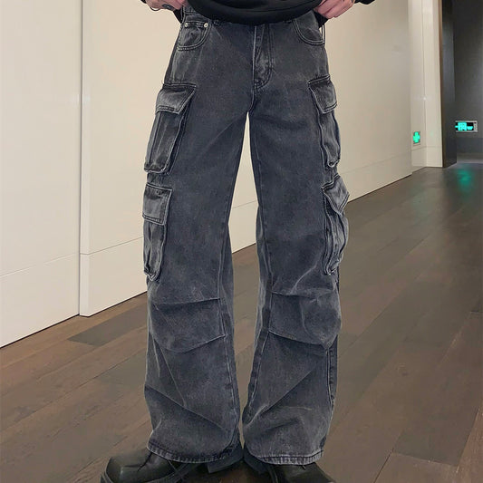 Straight Jeans Men's   Vintage Casual - Retro Vintage Finds